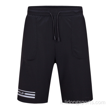 Unisex Blank Logo personalizzato Casual Men Shorts